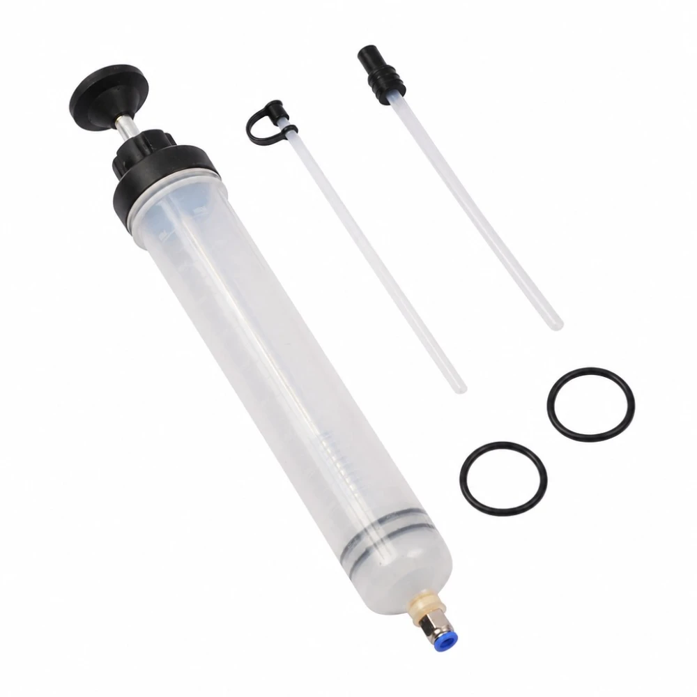 Seringue Extracteur d'Huile 200cc Pompe Manuelle Aspiration Vidange Fluides Auto