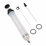 Seringue Extracteur d'Huile 200cc Pompe Manuelle Aspiration Vidange Fluides Auto