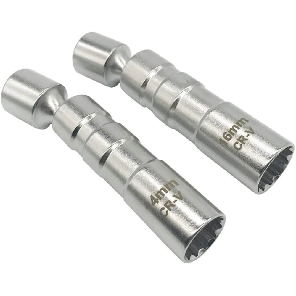 Kit de 2 douilles magnétiques flexibles pour bougie 14 mm et 16 mm TSX TOOL
