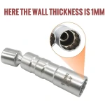 Kit de 2 douilles magnétiques flexibles pour bougie 14 mm et 16 mm TSX TOOL