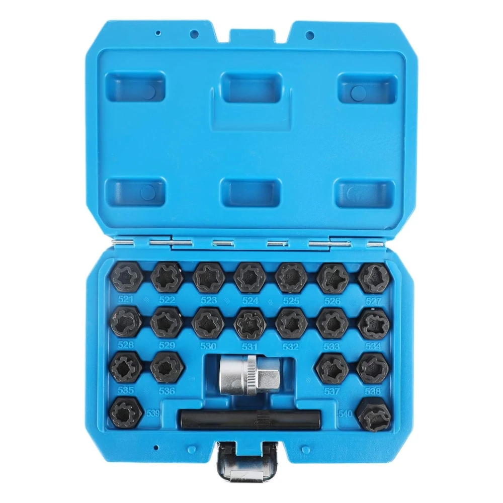 Coffret de 22 clés antivol pour jantes compatibles VAG