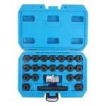 Coffret de 22 clés antivol pour jantes compatibles VAG