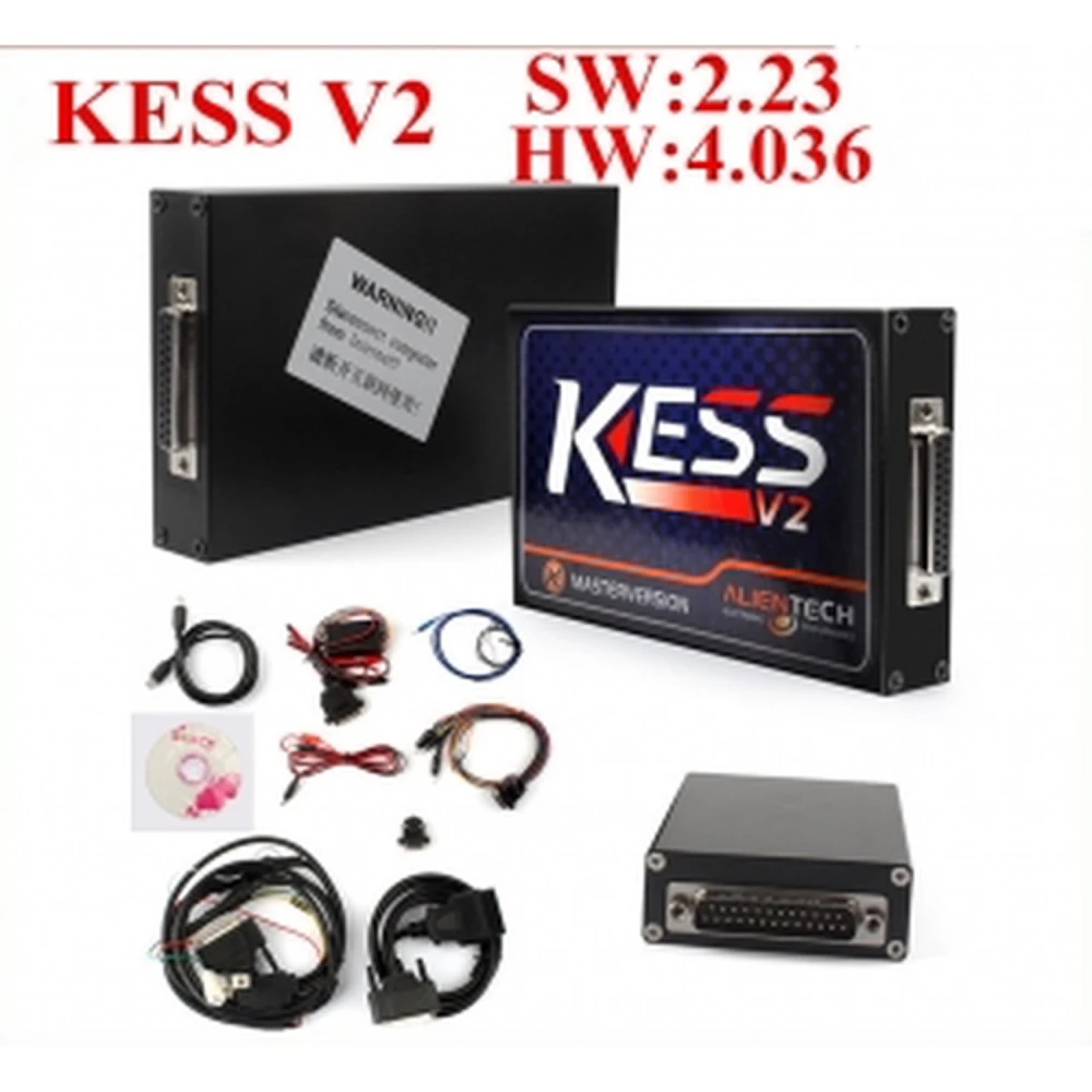 Kess V2.23 OBD2 Manager Tuning Kit HW V4.036 Sans limite de tokens - Version Master