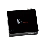 Conexiones traseras del Kii Pro TV Box mostrando puertos USB, Ethernet y salida SPDIF