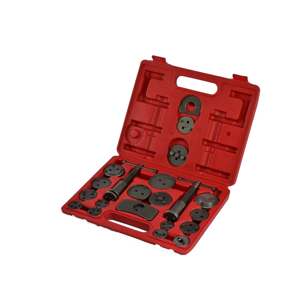 Herramientas del kit reposicionador pistones de freno TSX TOOL con adaptadores y husillos