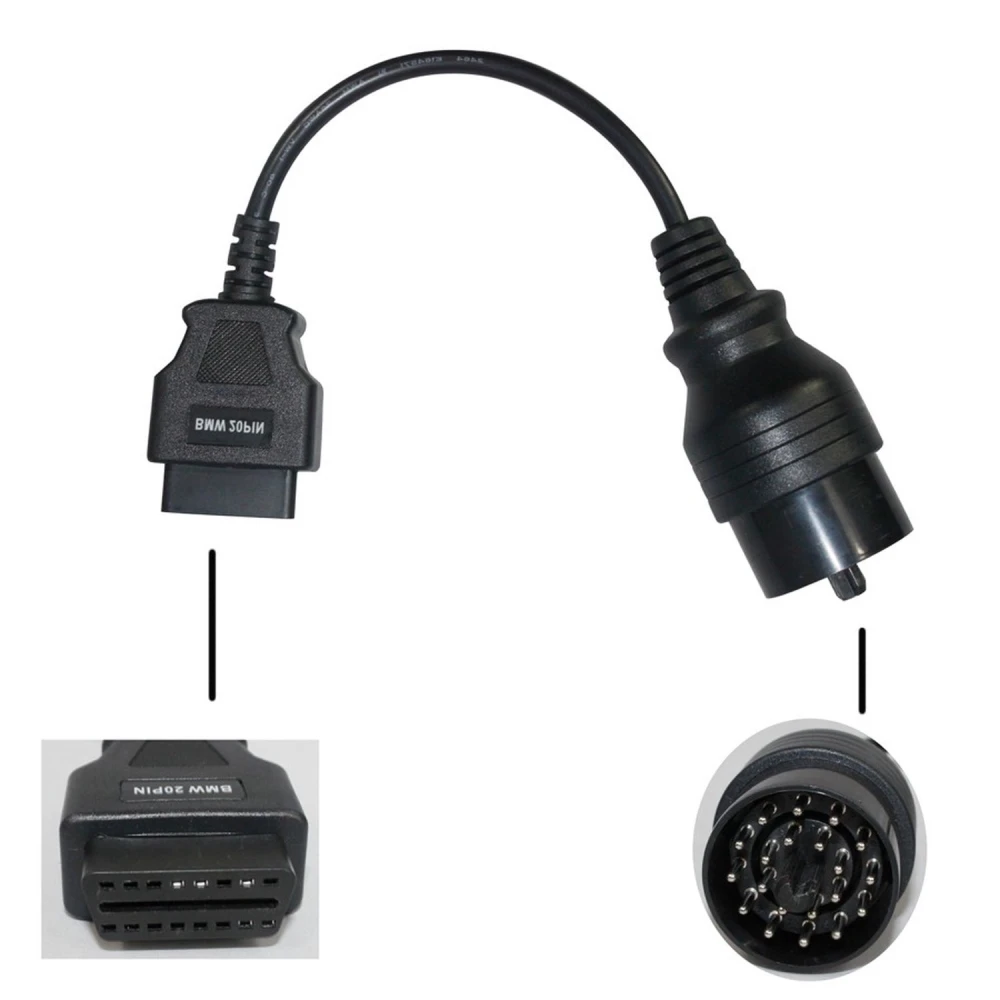 Kit de cables OBDII profesional para coches con conectores específicos de marcas