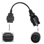 Kit de cables OBDII profesional para coches con conectores específicos de marcas