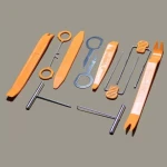 Kit desmontaje audio coche HF-007 con herramientas resistentes y portátiles