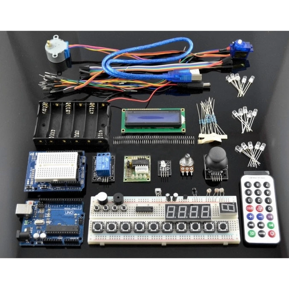 Kit de démarrage Arduino avec Arduino Uno compatible pour débutants
