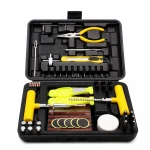Kit Réparation Crevaisons Pneus 87 Pièces Professionnel Voiture SUV Camionnette