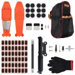 Kit Réparation Crevaisons Pneus Moto Vélo 81 Pièces Mèches Poinçon Tubeless
