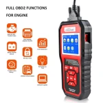 Kit completo KW850 OBD2 con cables y estuche de transporte