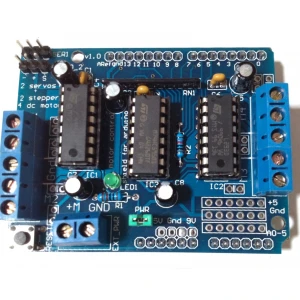 L293D Arduino Shield Driver pour le contrôle et l’extension de moteurs DC et pas à pas