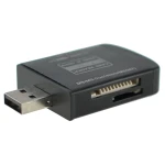 Lecteur de cartes mémoire USB 2.0 tout-en-un pour Micro SD, MMC, SDHC, TF et M2