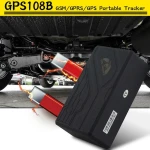 Localisateur GPS batterie longue durée pour voiture TK108B avec alarme SOS et base magnétique