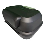 Top case moto 47L - Coffre universel amovible avec serrure et dossier