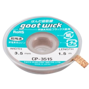 Amtech Tresse à dessouder GOOT WICK CP-3515 pour soudure de précision
