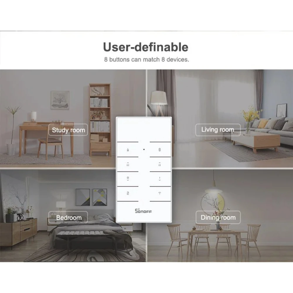 Télécommande SONOFF RM433R2 pour appareils RF 433MHz