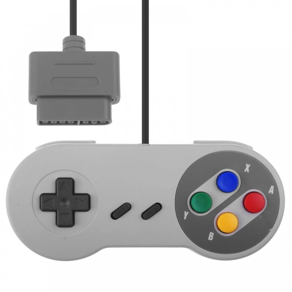 Manette compatible Nintendo SNES - Gamepad SFC pour Super Famicom et Super NES