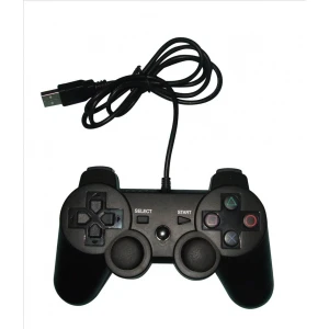 Manette double shock PS3 PC USB compatible et économique