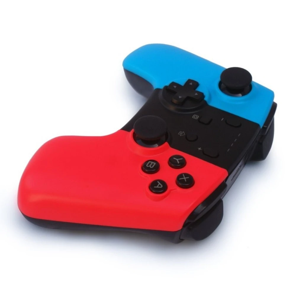 Manette sans fil compatible Nintendo Switch - bleu et rouge