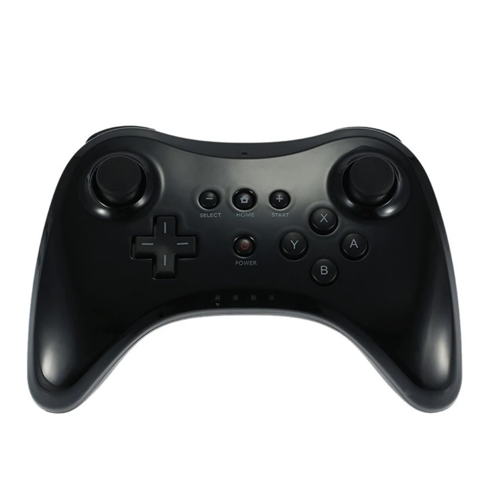 Manette Pro Wii U compatible noire - Contrôleur sans fil pour Wii U