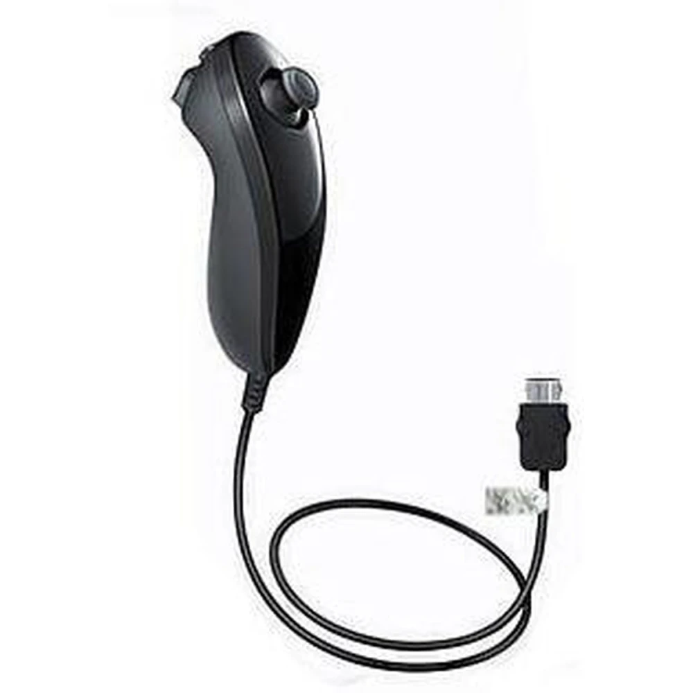 Nunchuk Wii noir compatible pour un contrôle précis sur Wii