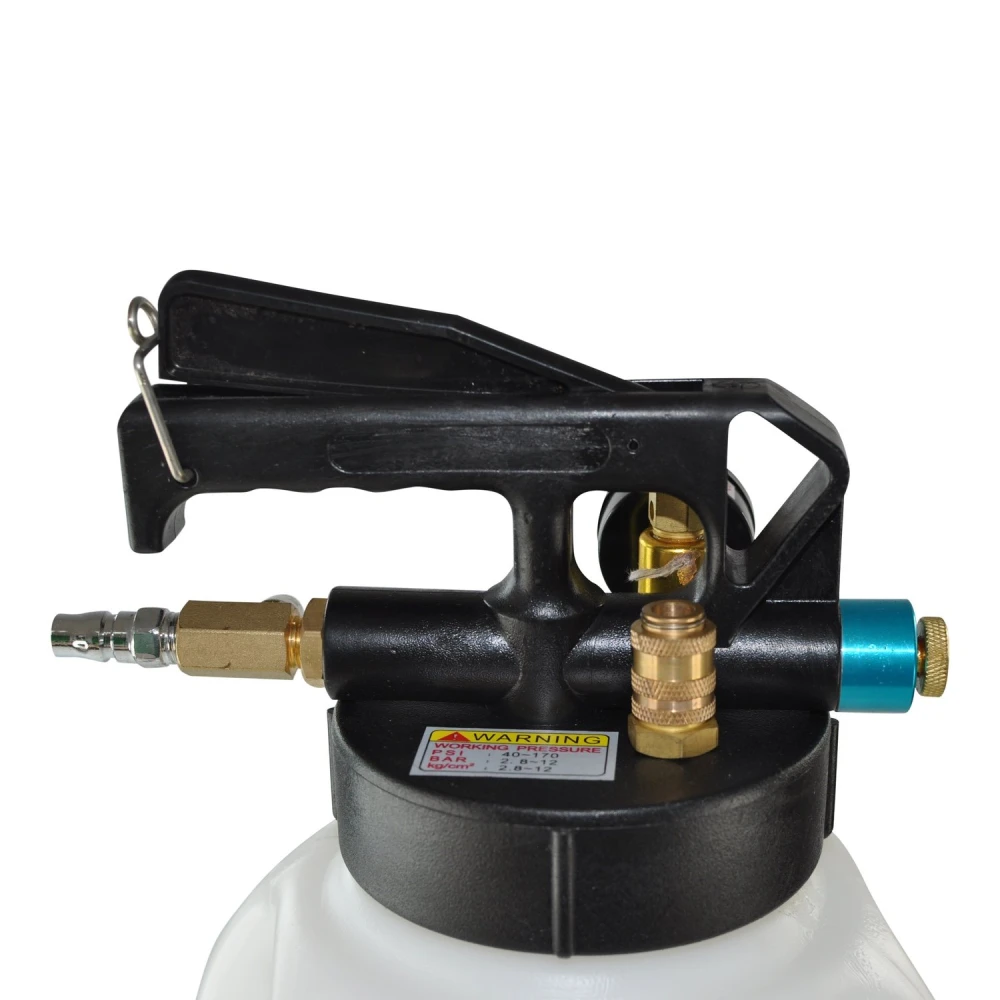 Detalle del medidor de presión integrado en la máquina automática