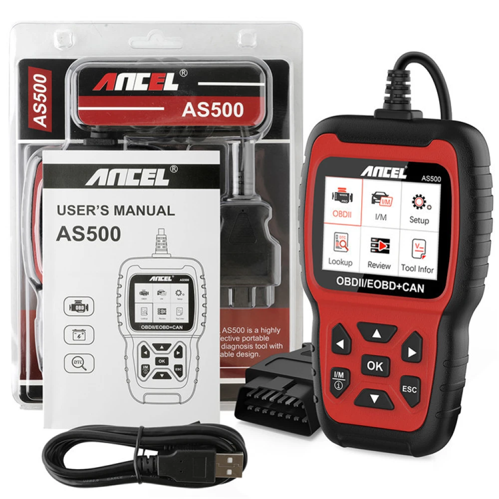 Valise diagnostic Ancel AS500 OBD2 Scanner pour véhicules