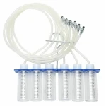 Detalle de adaptadores para inyectores Bosch, Siemens, Denso y Delphi del medidor de flujo