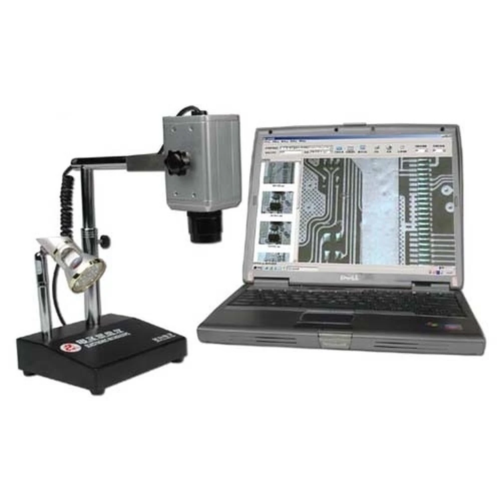 Microscope électronique USB 30X avec support et LED pour l’électronique