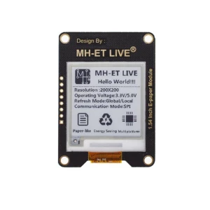 Module ePaper 1,54 pouces avec interface SPI pour Raspberry, Arduino et STM32