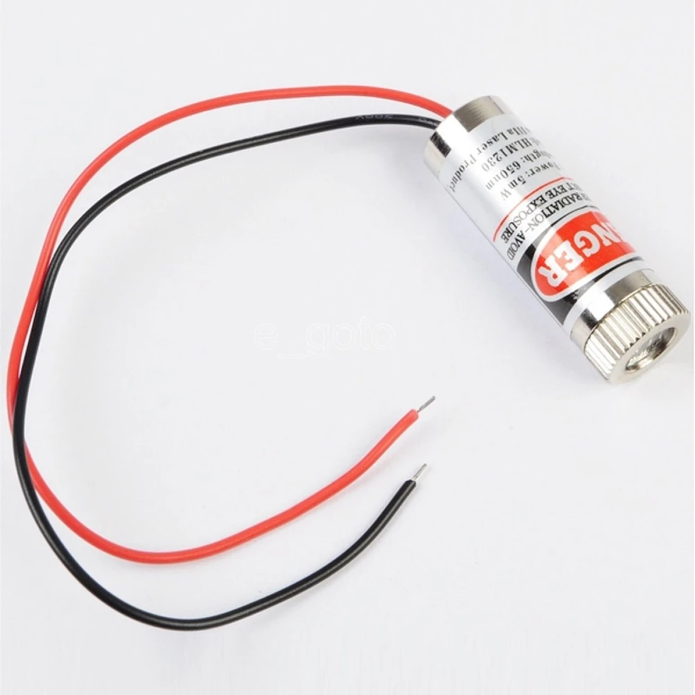 Module laser rouge 5mw 3v 5v à point focalisé pour l’électronique