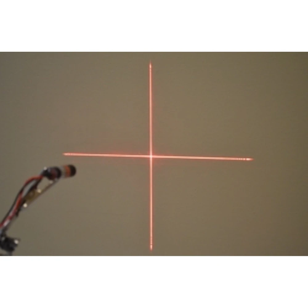 Module laser rouge en croix 5mW 3V-5V pour mesure électronique