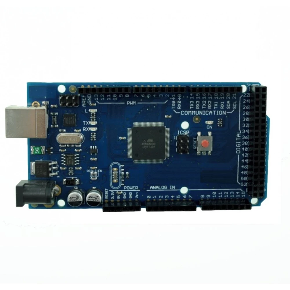 Nouvelle carte Arduino Mega 2560 compatible ATmega2560-16au pour projets avancés