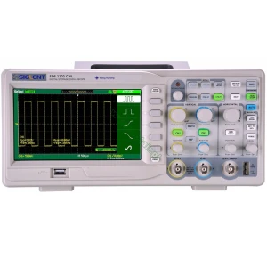 Oscilloscope numérique Siglent SDS1102CML+ 100MHz avec écran 7 pouces