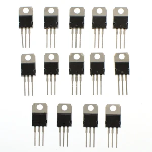 Pack de 14 régulateurs de tension TO220 - Modèles L7805 à L7824 et LM317T