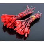 Pack de 20 connecteurs JST avec câble (10 femelle + 10 mâle) pour drones et RC