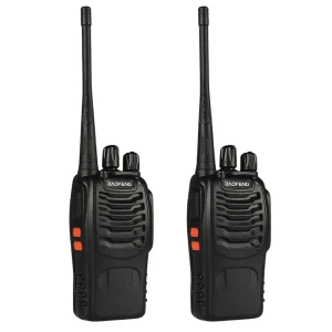 Pack de 2 talkies Baofeng BF-888S UHF 5W avec oreillette