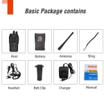 Pack de 2 talkies Baofeng BF-888S UHF 5W avec oreillette