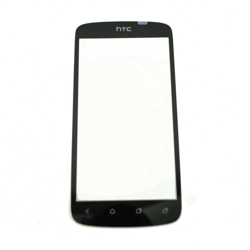 Écran en verre HTC One S noir - pièce de haute qualité