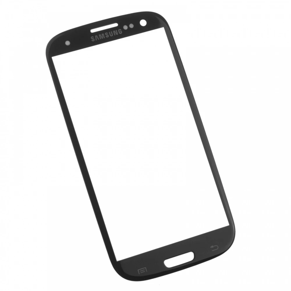 Écran en verre Samsung Galaxy S3 I9300 noir pour réparation professionnelle