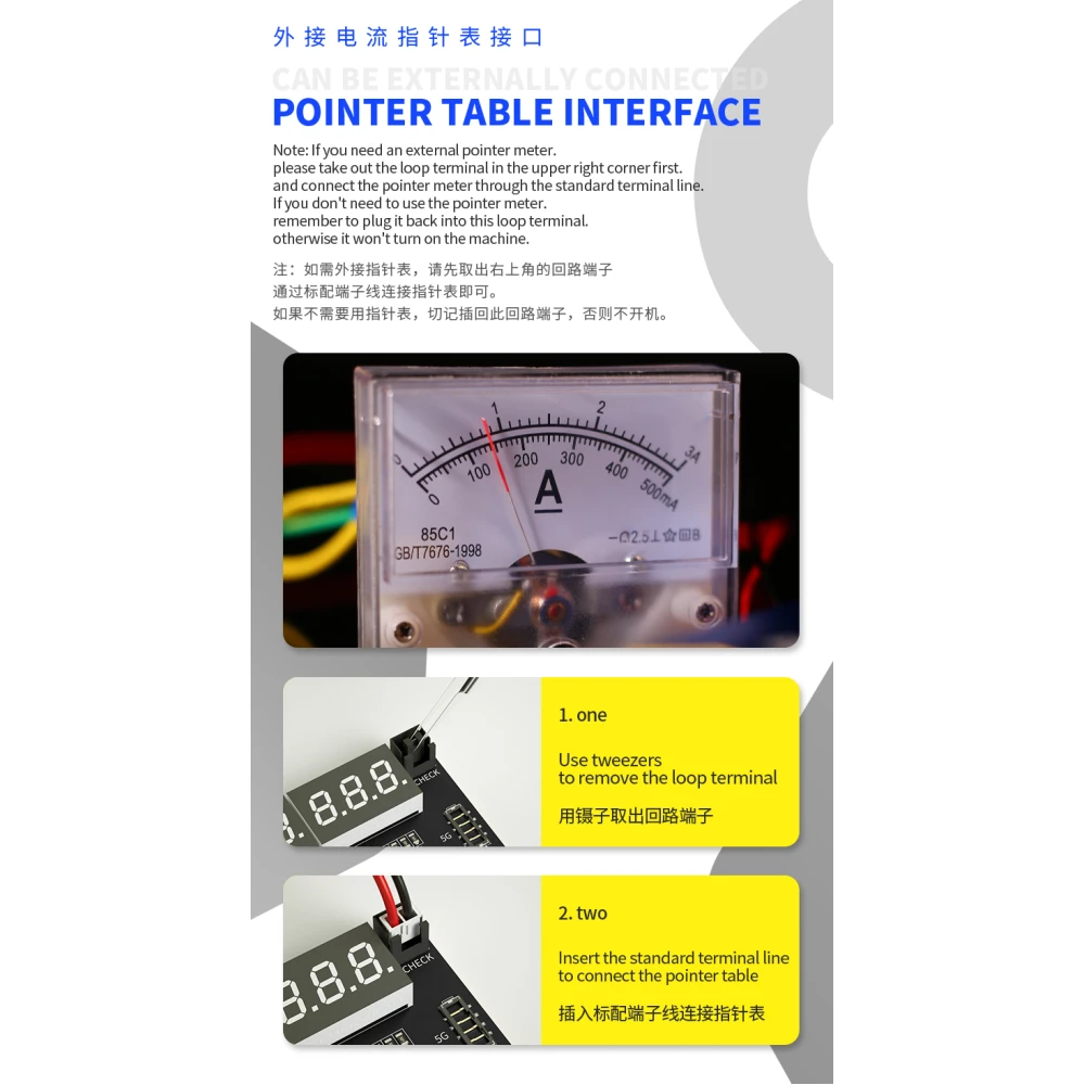 Plaque d’activation de batterie Mechanic BA27 pour iPhone et Android