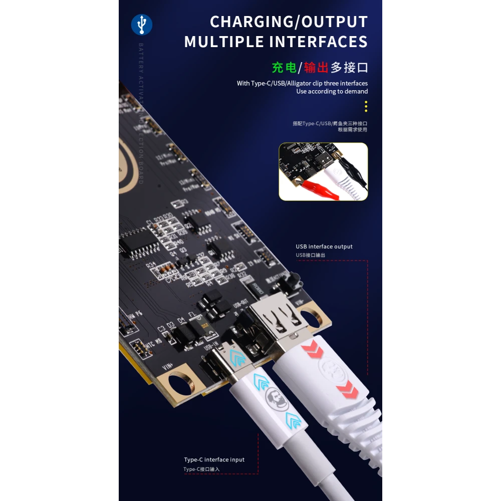 Plaque d’activation de batterie Mechanic BA27 pour iPhone et Android