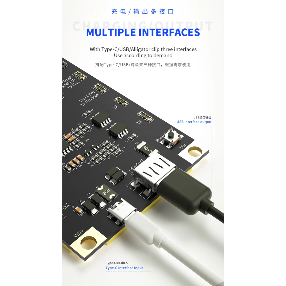 Plaque d’activation de batterie Mechanic BA27 pour iPhone et Android