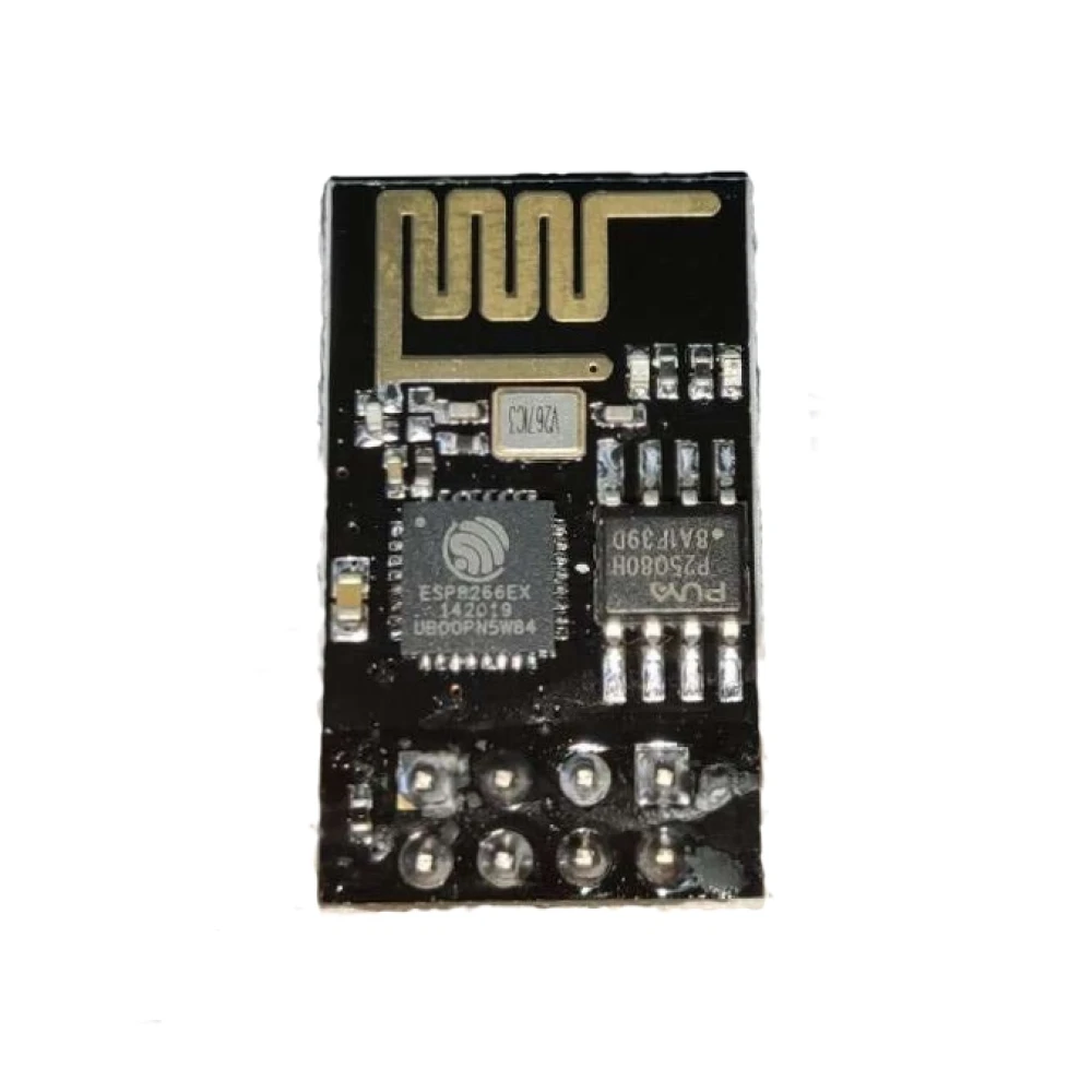 Vista detallada del módulo CC2530 para control remoto y sensores