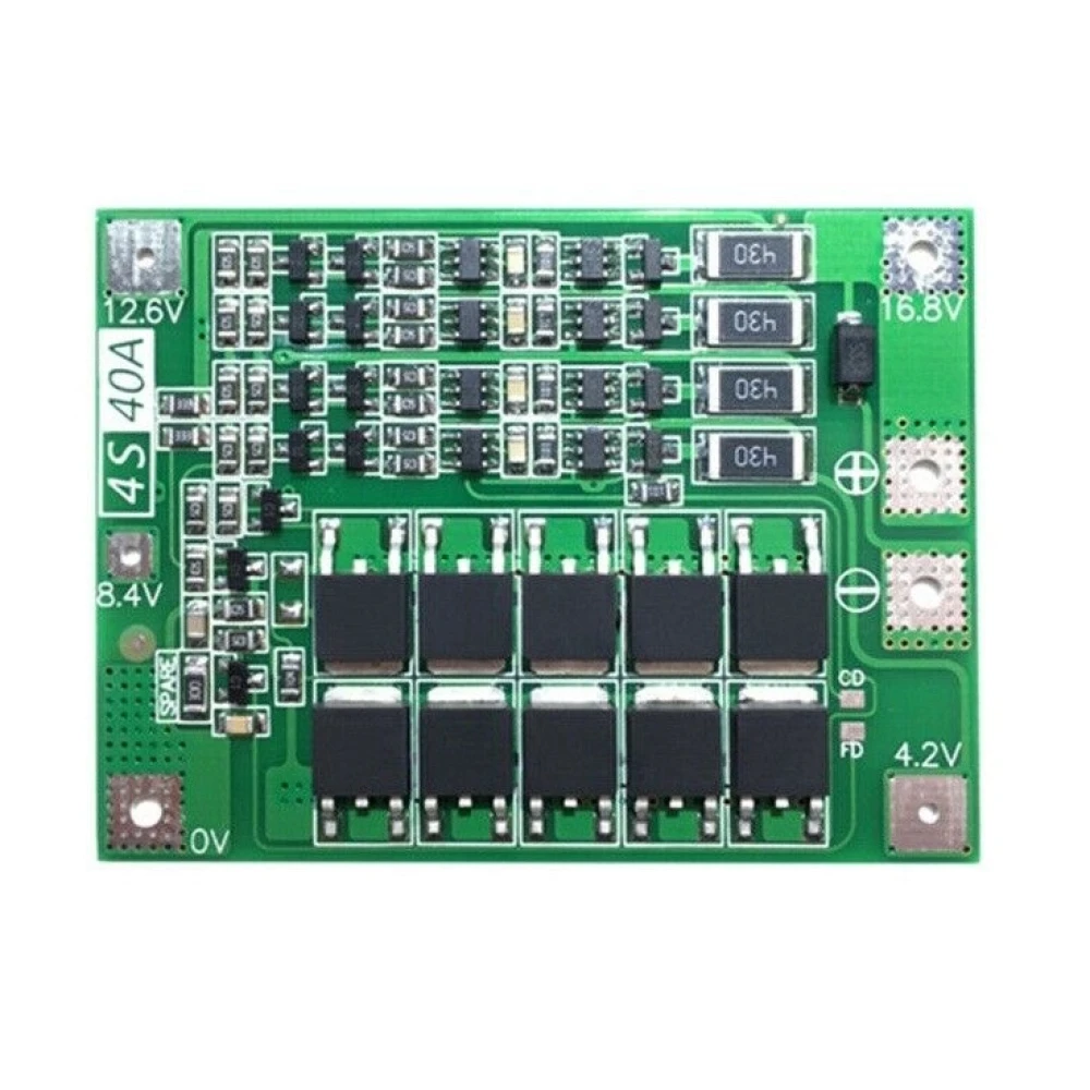 Carte de protection PCB 4S 40A équilibrée pour batterie lithium