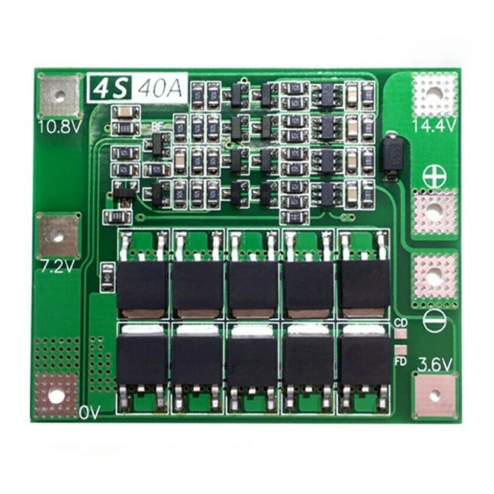 Carte de protection PCB 4S 40A pour batterie lithium version améliorée