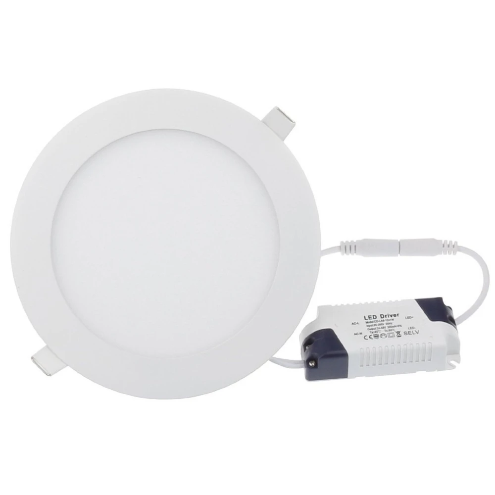 Panneau LED rond 24W blanc froid SuperSlim 6000K