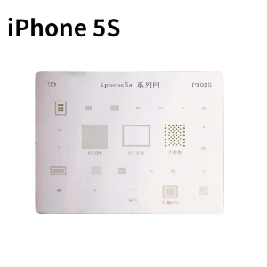 Plaque stencil IC iPhone 5S pour réparation professionnelle avec gabarit reballing
